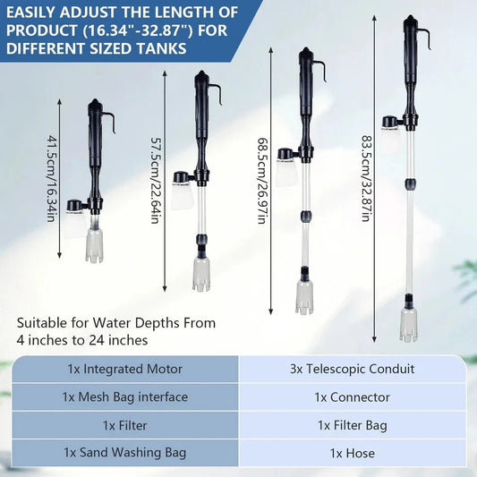 Electric Aquarium Gravel Cleaner